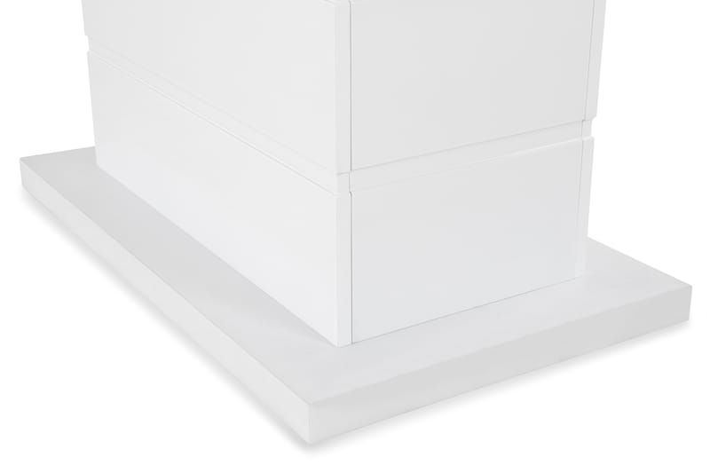 KULMBACH Förlängningsbart Matbord 160 Vit - Möbler - Matplats - Matbord & köksbord