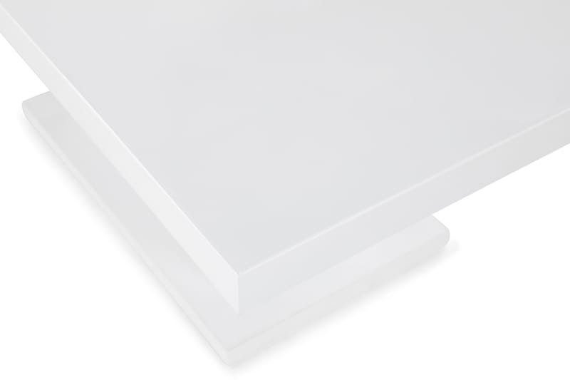 KULMBACH Förlängningsbart Matbord 160 Vit - Möbler - Matplats - Matbord & köksbord
