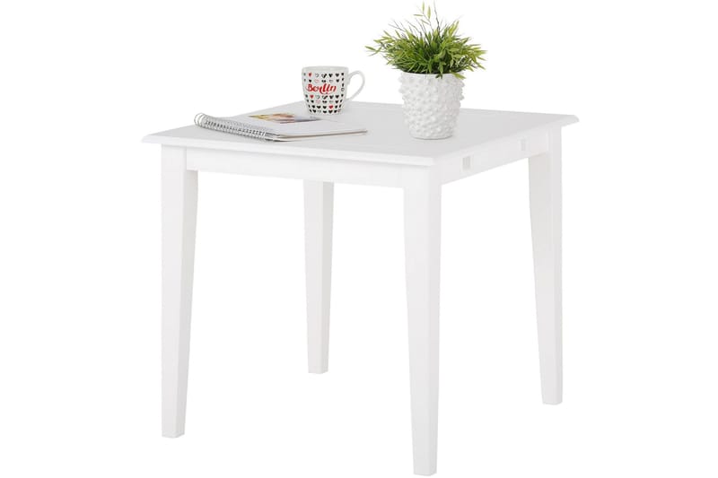 Laios Litet Kvadratiskt Matbord 80 cm i Trä - Vit - Möbler - Matplats - Matbord & köksbord