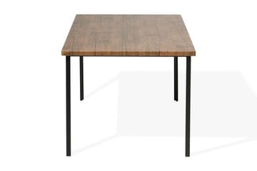 Laredo Rektangulärt Matbord 150 cm i Metall med Valnötsutseende - Mörkbrun - Möbler - Matplats - Matbord & köksbord