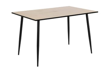 Lejone Rektangulärt Matbord 120 cm i Trä med Ek- och Metallutseende - Brun - Möbler - Matplats - Matbord & köksbord