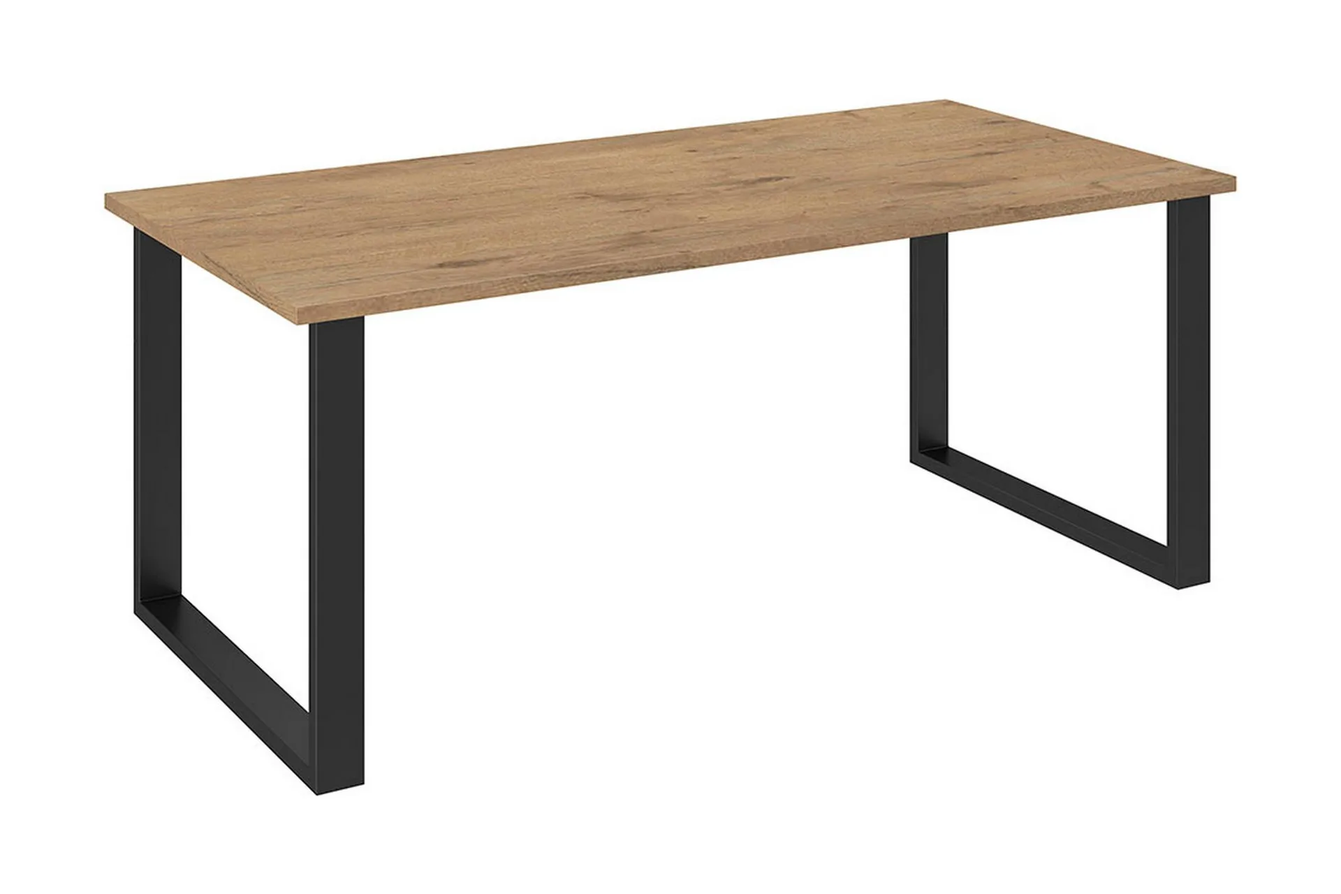 LIGURE Matbord 185 cm Natur/Svart -