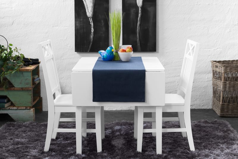 LILY Förlängningsbart Matbord 62 Vit - Möbler - Matplats - Klaffbord