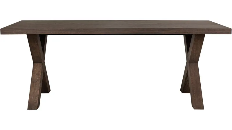 Matbord Lindor 200x100 cm - Oljad brun ekfaner - Möbler - Matplats - Matbord & köksbord