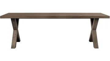 Matbord Lindor 240x100 cm - Oljad grå ekfanér - Möbler - Matplats - Matbord & köksbord