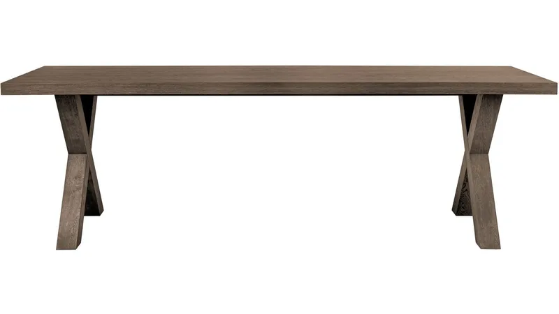 Matbord Lindor 240x100 cm - Oljad grå ekfanér - Möbler - Matplats - Matbord & köksbord