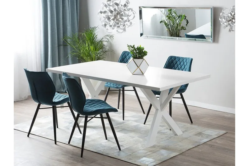 Lisala Matbord 180 cm - Vit - Möbler - Matplats - Matbord & köksbord