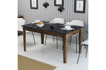Lissione Matbord 145x88 cm Brun/Svart - Hanah Home - Möbler - Matplats - Matbord & köksbord