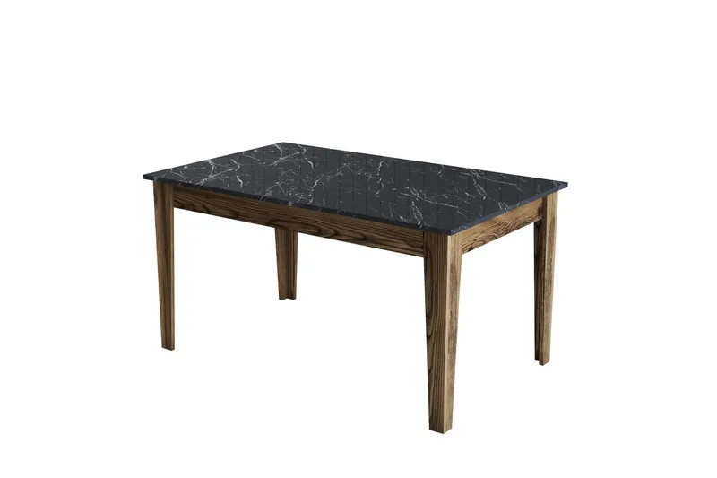 Lissione Matbord 145x88 cm Brun/Svart, Hanah Home