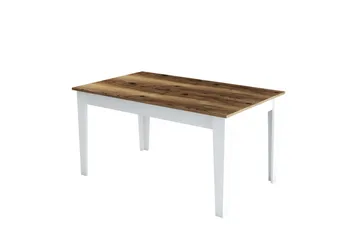 Lissione Matbord 145x88 cm Brun/Vit - Hanah Home - Möbler - Matplats - Matbord & köksbord