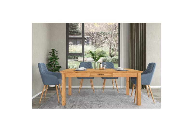 Matbord Loft24 Matbord Loft24 Selma Brown 0 - Möbler - Matplats - Matbord & köksbord