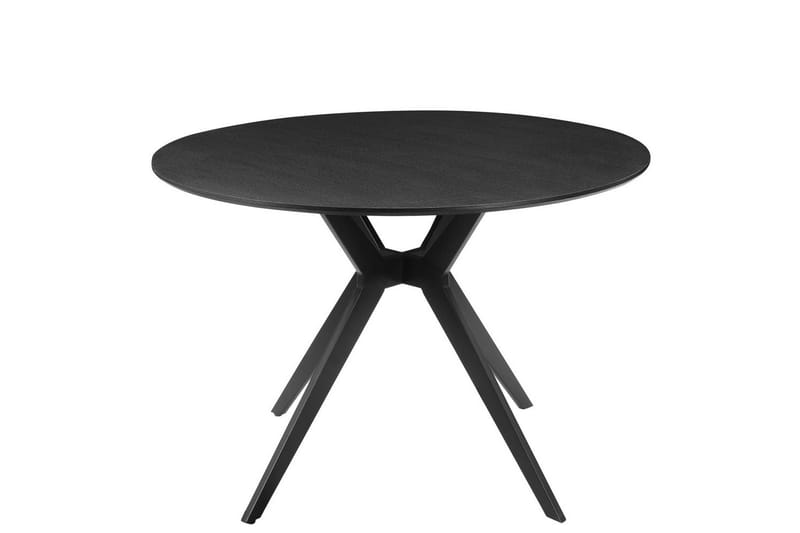 Matbord Loft24 Philip Matbord Rund 110 cm Svart - Möbler - Matplats - Matbord & köksbord