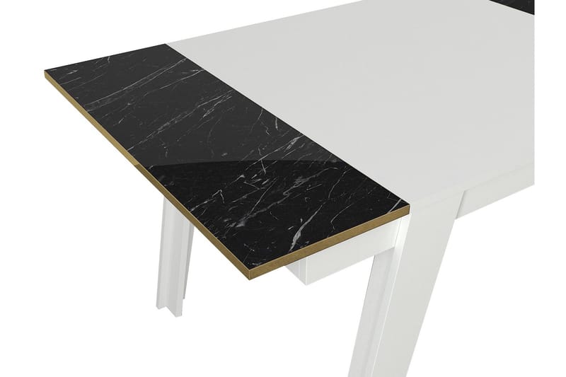 LURKER Matbord 149 cm Vit/Guld/Svart - Bord - Matbord & köksbord