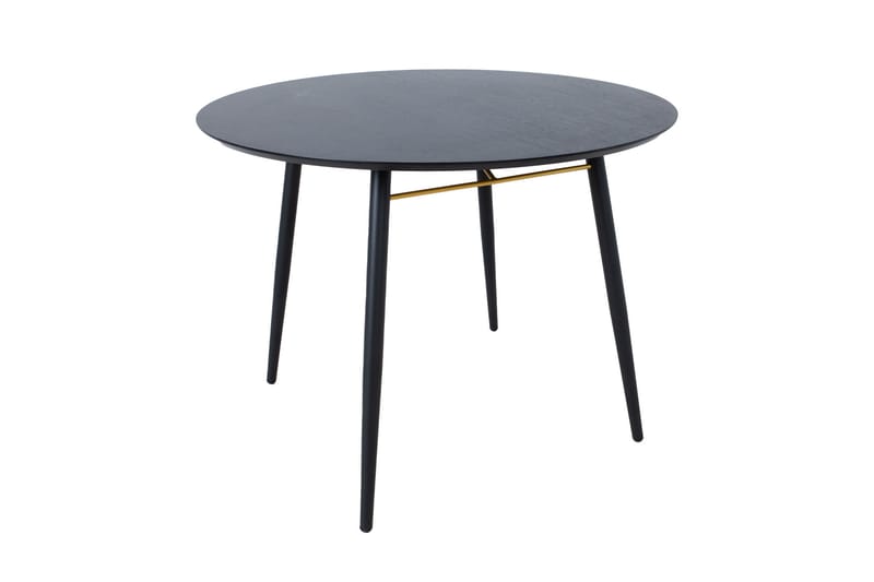 LUXEMBURG Matbord 100 cm Svart/Kopper - Möbler - Matplats - Matbord & köksbord