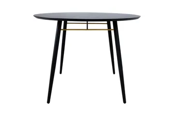Luxemburg Matbord 100 cm Svart/Kopper - Möbler - Matplats - Matbord & köksbord