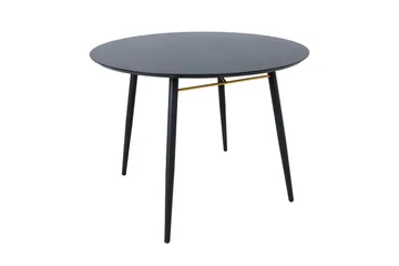 Luxemburg Matbord 100 cm Svart/Kopper - Möbler - Matplats - Matbord & köksbord