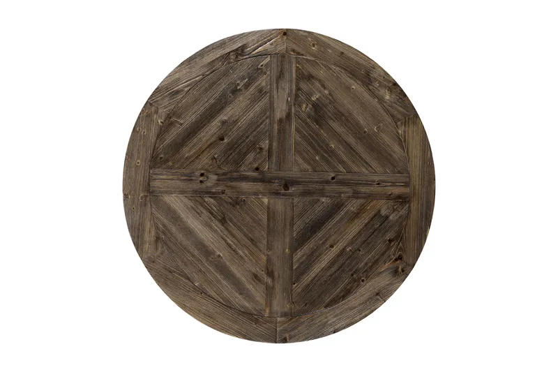 Lyon Matbord 150 cm Runt - Natur/Vit - Möbler - Matplats - Matbord & köksbord