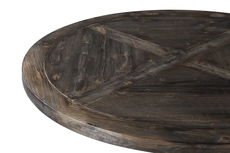 Lyon Matbord 150 cm Runt - Natur/Vit - Möbler - Matplats - Matbord & köksbord