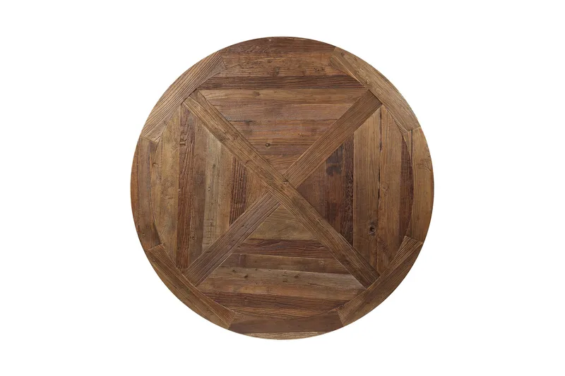 Lyon Vintage Runt Matbord 150 cm för 6 personer - Vintage / Alm / Trä - Möbler - Matplats - Matbord & köksbord