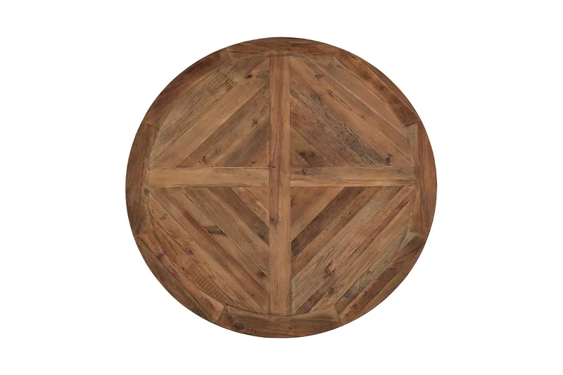 Lyon Vintage Runt Matbord 150 cm för 6 personer - Vintage / Alm / Trä - Möbler - Matplats - Matbord & köksbord