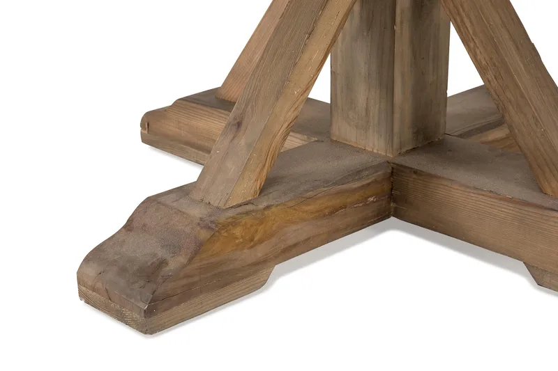 Lyon Vintage Runt Matbord 150 cm för 6 personer - Vintage / Alm / Trä - Möbler - Matplats - Matbord & köksbord