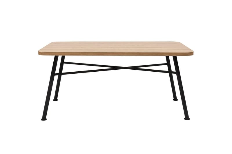 Makwana Rektangulärt Matbord 160 cm i Trä med Metallben - Natural - Möbler - Matplats - Matbord & köksbord