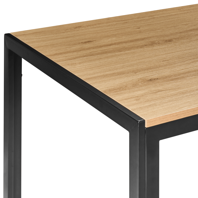 Matbord Mann 120 cm - Ljusbrun, Svart - Möbler - Matplats - Matbord & köksbord