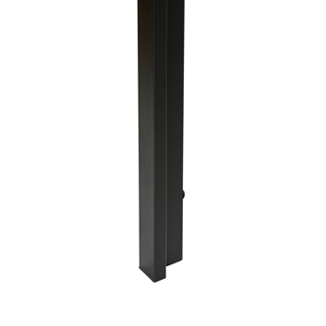 Matbord Mann 120 cm - Ljusbrun, Svart - Möbler - Matplats - Matbord & köksbord