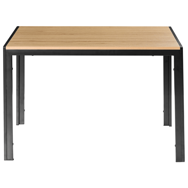 Matbord Mann 120 cm - Ljusbrun, Svart - Möbler - Matplats - Matbord & köksbord