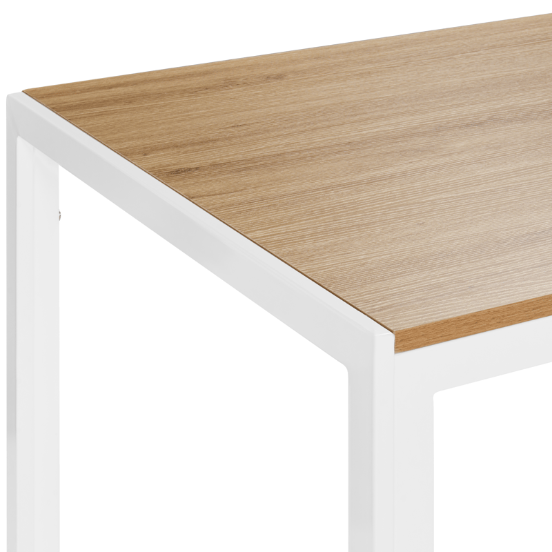 Matbord Mann 120 cm - Ljusbrun, Vit - Möbler - Matplats - Matbord & köksbord