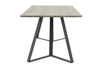 Marina Rektangulärt Matbord 180 cm i Trä med Ek- och Metallutseende - Gråbeige - Möbler - Matplats - Matbord & köksbord