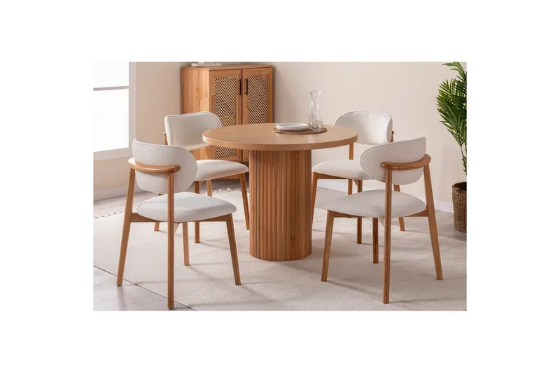 Matbord Masazumi Bok - Brun - Möbler - Matplats - Matbord & köksbord