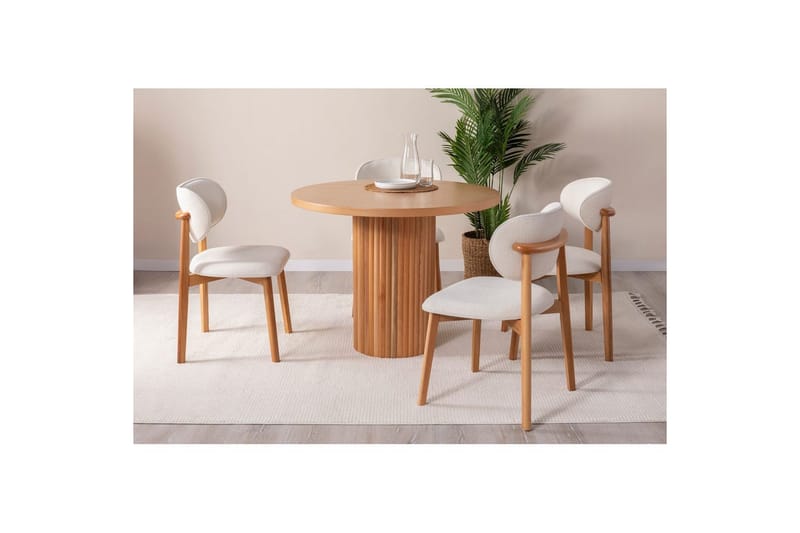 Matbord Masazumi Bok - Brun - Möbler - Matplats - Matbord & köksbord