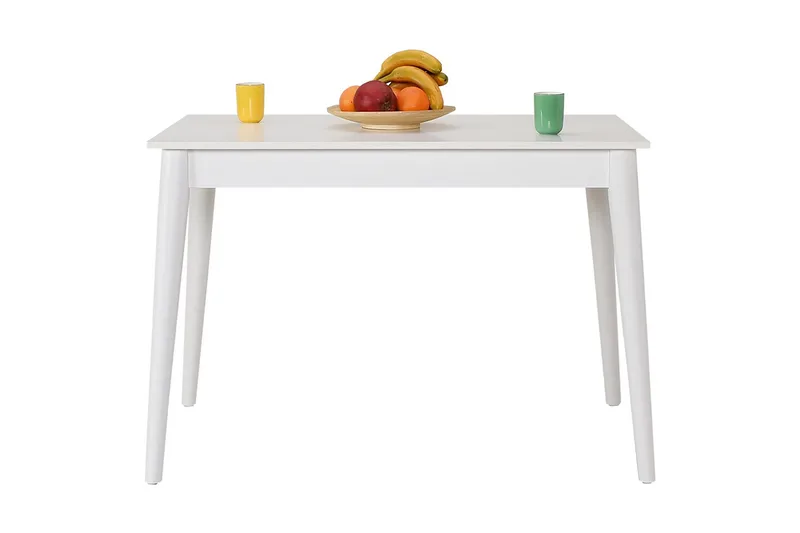 Matbord 110 cm - Vit - Möbler - Matplats - Matbord & köksbord