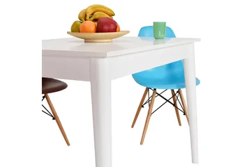 Matbord 110 cm - Vit - Möbler - Matplats - Matbord & köksbord