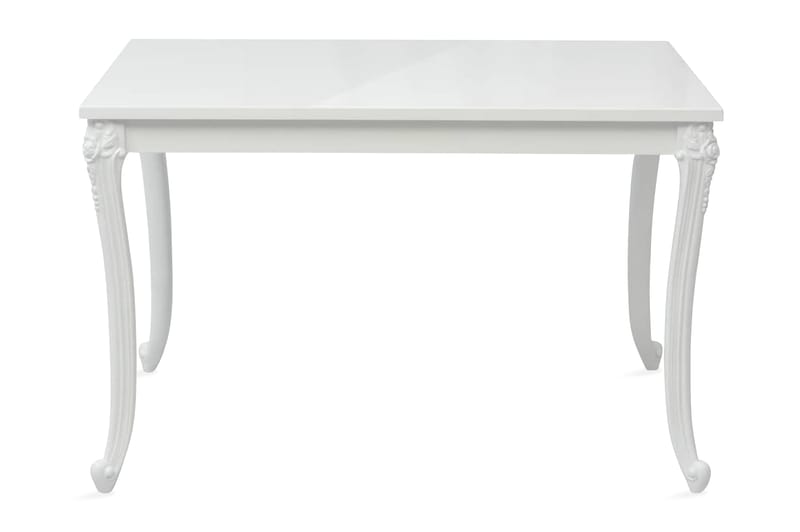 Matbord 116x66x76 cm vit högglans - Vit - Möbler - Matplats - Matbord & köksbord