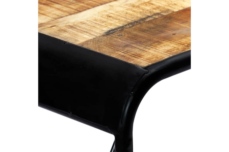 Matbord 118x60x76 cm massivt grovt mangoträ - Brun - Bord - Matbord & köksbord