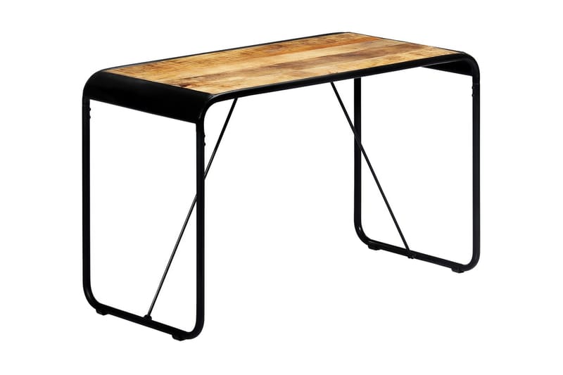 Matbord 118x60x76 cm massivt grovt mangoträ - Brun - Bord - Matbord & köksbord