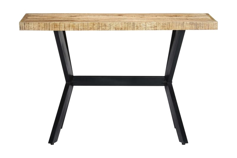 Matbord 120x60x75 cm massivt grovt mangoträ - Brun - Möbler - Matplats - Matbord & köksbord