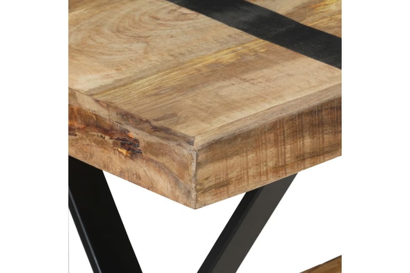 Matbord 120x60x76 cm grovt mangoträ - Brun - Möbler - Matplats - Matbord & köksbord