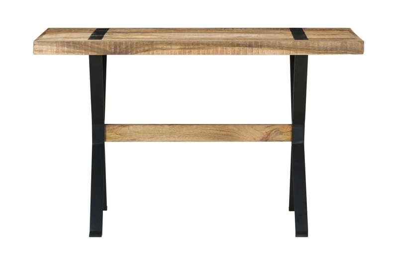 Matbord 120x60x76 cm grovt mangoträ - Brun - Möbler - Matplats - Matbord & köksbord
