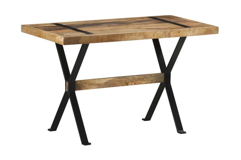 Matbord 120x60x76 cm grovt mangoträ - Brun - Möbler - Matplats - Matbord & köksbord