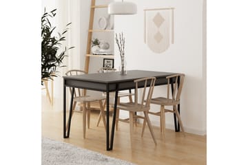 Matbord 132 cm - Antracit - Möbler - Matplats - Matbord & köksbord