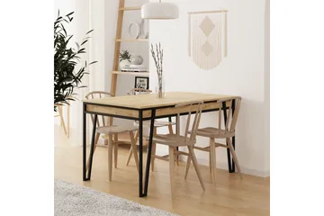 Matbord 132 cm - Natur - Möbler - Matplats - Matbord & köksbord
