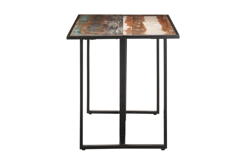 Matbord 140 cm massivt återvunnet trä - Flerfärgad - Möbler - Matplats - Matbord & köksbord