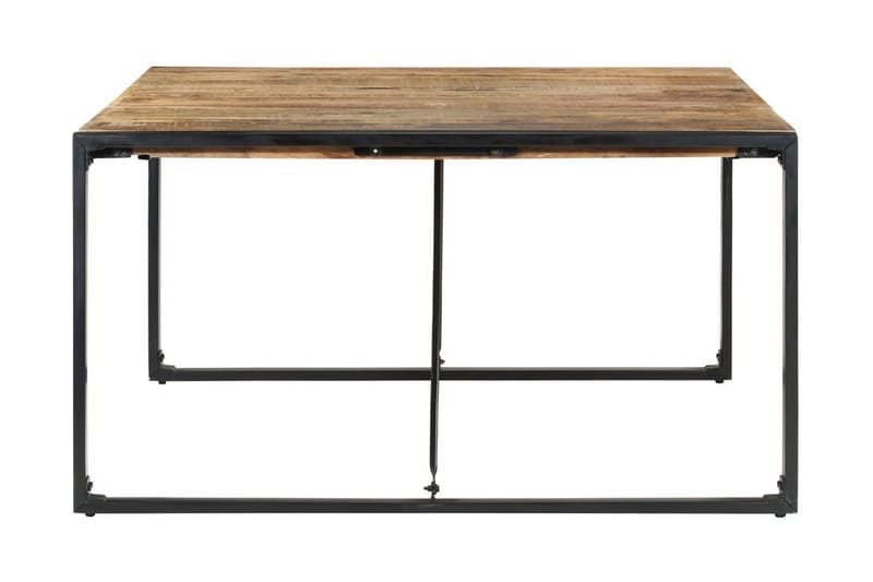 Matbord 140x140x75 cm grovt mangoträ - Brun - Möbler - Matplats - Matbord & köksbord