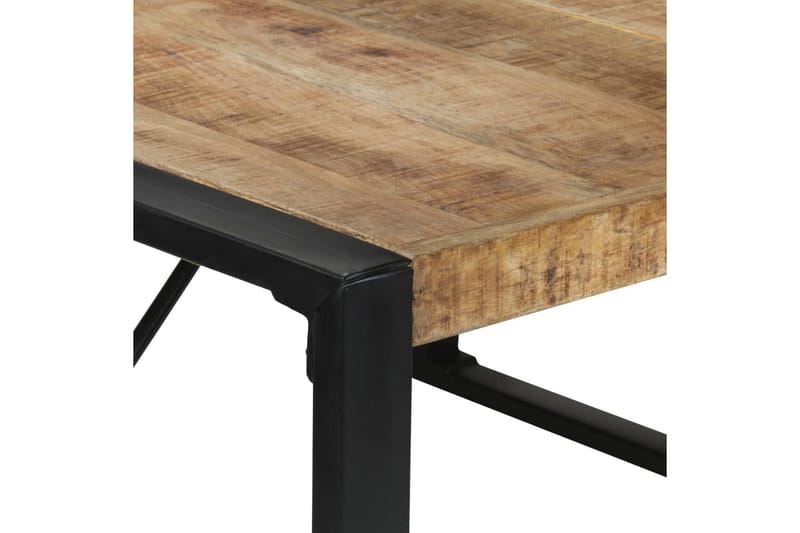 Matbord 140x140x75 cm grovt mangoträ - Brun - Möbler - Matplats - Matbord & köksbord