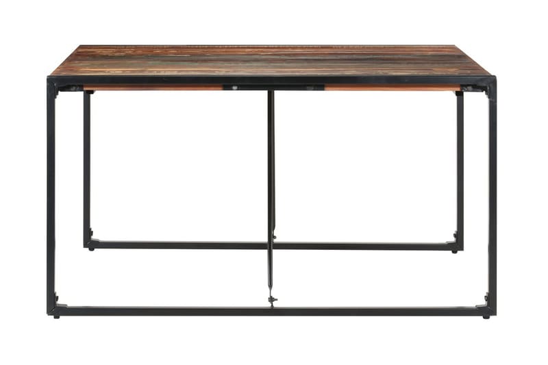 Matbord 140x140x75 cm massivt återvunnet trä - Flerfärgad - Möbler - Matplats - Matbord & köksbord
