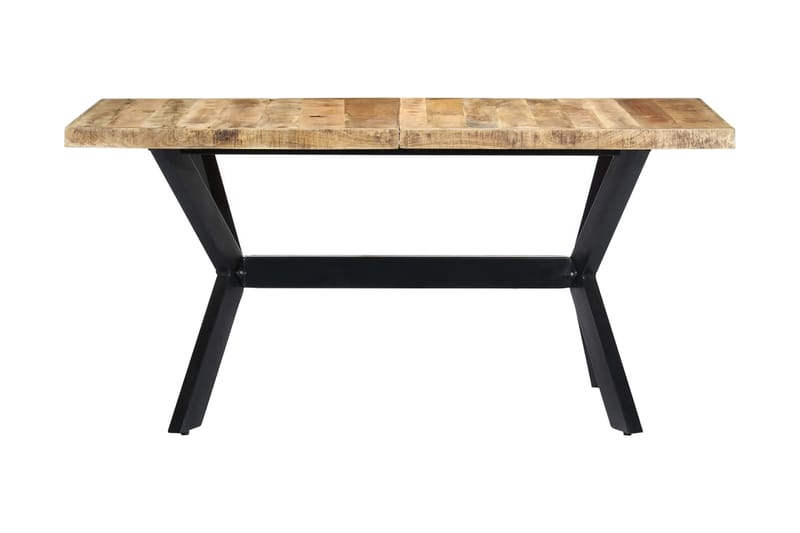 Matbord 140x70x75 cm massivt grovt mangoträ - Brun - Möbler - Matplats - Matbord & köksbord