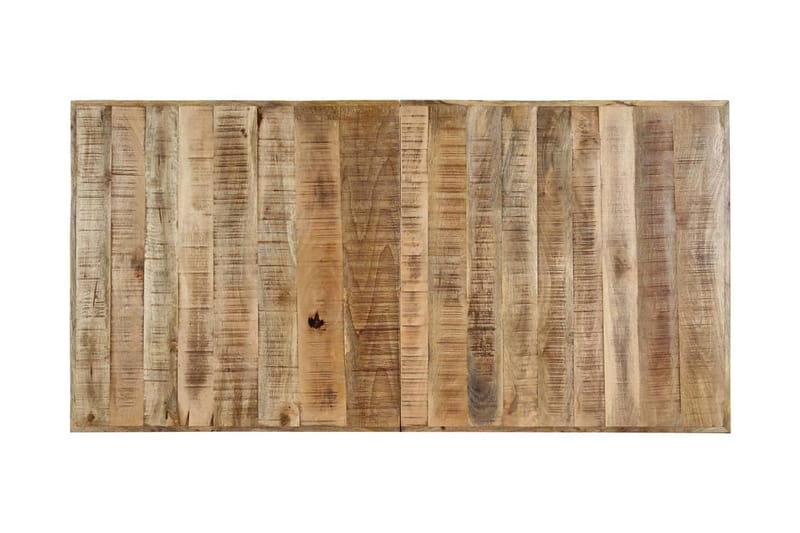 Matbord 140x70x75 cm massivt grovt mangoträ - Brun - Möbler - Matplats - Matbord & köksbord